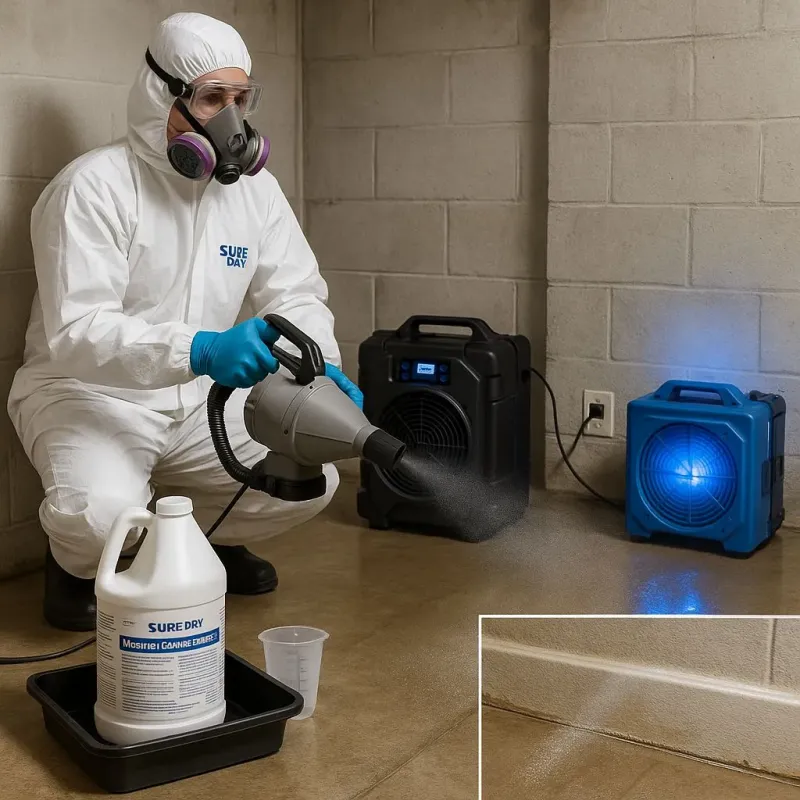 Sanitization and Odor Removal process in Dawson County, GA