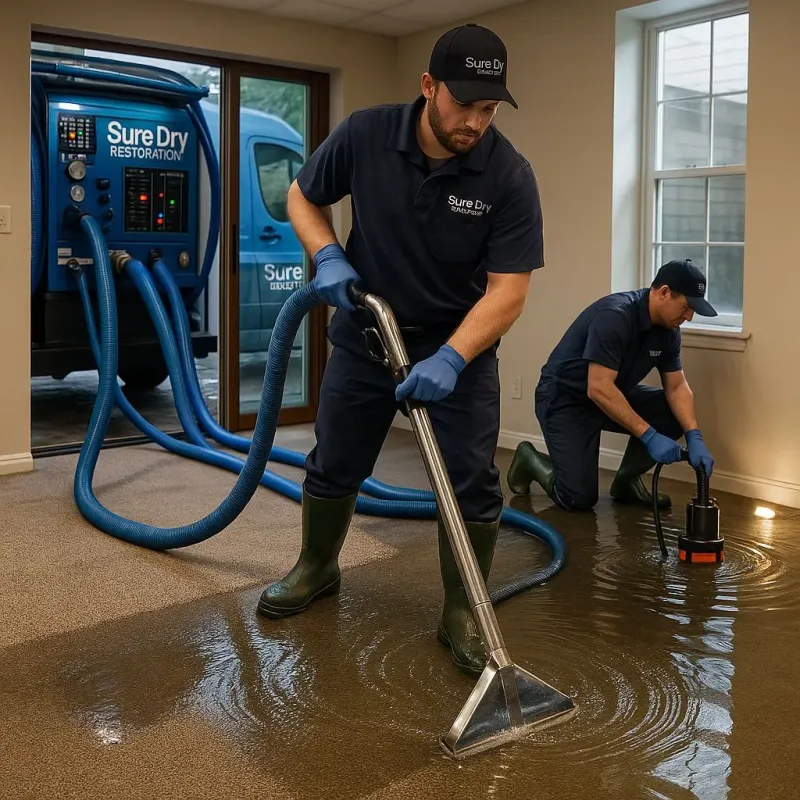 Water Extraction and Removal process in Dawson County, GA